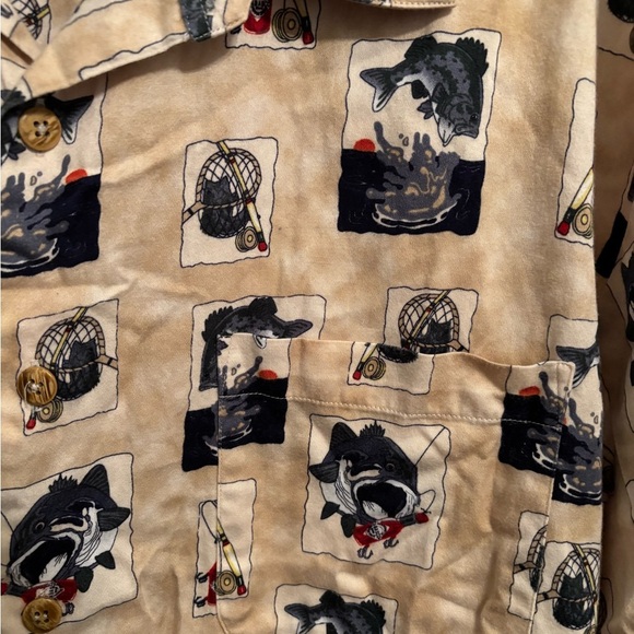 Tabasco button front fishing shirt XL - Picture 3 of 7